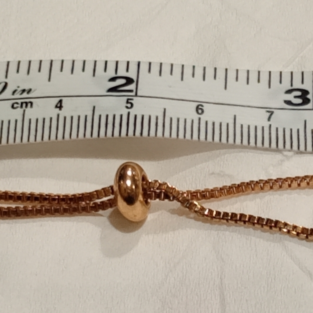 Twin Evil Eye Enamel Adjustable Bracelet - Picture 10 of 12